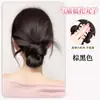 Peruca Coque de Pena para Mulheres com Presilha de Garra, Coque Cinza Scrunchie Rabo de Cavalo Baixo Acessório de Cabelo Falso