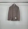 Vendas Diretas de Fábrica Tb Camisas de Manga Longa em Têxtil Oxford com Tiras Escuras de Manga Dupla para Primavera e Outono para Homens e Mulheres, Camisas de Cor Pura