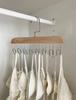 Percha Multifuncional de Madera para Colgar Ropa Interior, Chalecos, Artefacto de Almacenamiento, Hogar, Dormitorio, Gancho de Madera Maciza, Secado de Ropa para Tienda de Ropa