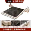 Cama de ferro, moderna e simples, espessa e reforçada, cama de casal para uso doméstico no quarto principal, sem cabeceira, cama flutuante tatami, cama com estrutura de ferro