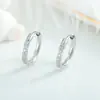 Hebillas de Pendientes de Acero Inoxidable Pendientes Resistentes al Color Lujo Ligero Pendientes con Incrustaciones de Circonita Exquisita Pendientes Geométricos de Personalidad Europeos y Americanos para Mujer