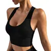 Chaleco Deportivo a Prueba de Golpes Estilo Europeo y Americano para Mujer, Sujetador Deportivo Inalámbrico Push-Up, Sujetador Deportivo Cruzado de Talla Grande con Espalda Hermosa en Forma de U