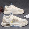 Nuevos Zapatos de Hombre Primavera 2026, Malla Transpirable, Versátiles Zapatos Deportivos y Casuales para Jóvenes, Suela Suave, Zapatos Blancos de Moda que Aumentan la Altura