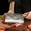 Cuchillo de Cocina Longquan Personalizado al por Mayor, Cuchillo de Carnicero Forjado a Mano, Cuchillo Especial para Cortar Filoso de Chef, Hachuela para Carne para Uso Doméstico