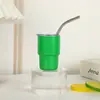 Taza Mini para Coche Amazon de 3 oz Acero Inoxidable 304 Copa Pequeña de Vino Portátil de Doble/Una Sola Capa con Popote Hecha a Medida