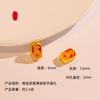 Popular estilo antiguo oro mate diy Xingshi bolsa de la suerte Suerte Suerte Suerte Suerte Suerte Suerte Nube linterna lingote aceite goteando accesorios de joyería