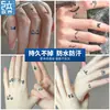 Corazón de Dedo Animal Lindo Patrón Pequeño Jugo de Hierbas Pegatina de Tatuaje Impermeable Anti-Rayaduras Tatuaje Semi-Permanente Pegatina Personalización