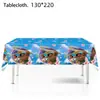 Nova Banner de Decoração de Festa de Aniversário Moana Mais Vendido Pratos de 7 Polegadas Pratos de 9 Polegadas Toalha de Mesa Descartável Suprimentos para Festa