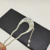 Nuevo Estilo Horquilla Bin Orquídea Borlas Bolas Placa para la Cabeza Horquilla Estilo Antiguo Linterna Luminosa Horquilla Accesorios para el Cabello Horquilla para la Parte Posterior de la Cabeza