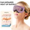 Mascarilla para Ojos Eléctrica Calefactora Transfronteriza con 4 Niveles de Temperatura Ajustables, Mascarilla para Ojos de Compresa Caliente Inalámbrica, Calentamiento de Grafeno, Carga USB Mascarilla para Ojos de Vapor