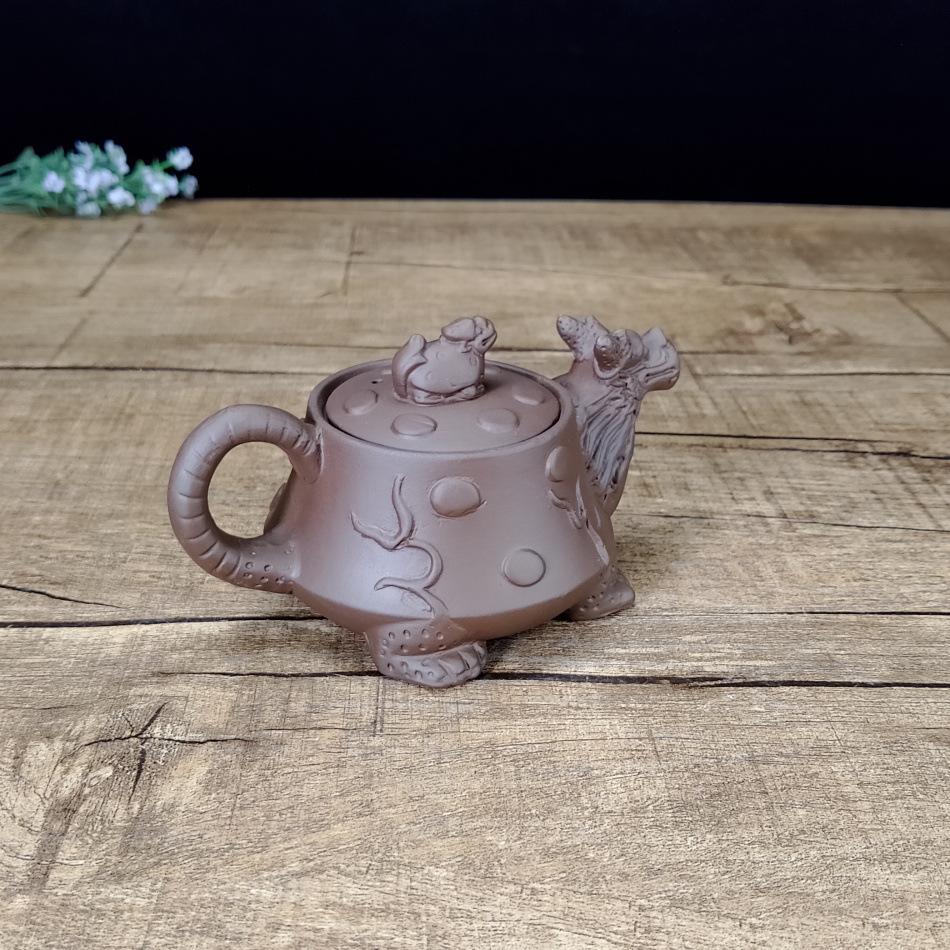 无釉小龟龙壶180毫升