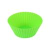 En stock Molde de silicona para pastel de tamaño pequeño de 7 cm, molde de taza Marfen de silicona, fácil de desmoldar, pastel de gasa, se puede cocinar al vapor y hornear