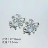 Super Hada Nicho Lazo Luna Colgante de Aleación Pulsera de Cuentas Hecha a Mano DIY Collar Pendientes Accesorios de Joyería