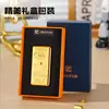 Encendedor Antiviento Ladrillo de Oro Nuevo de Jackie Chan Creativo Pepita de Oro Gas Inflable Personalizado Metal Recto a Través