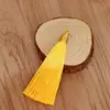 Adorno de borla con hilo dorado de 8 cm, material de poliéster, accesorios para prendas de vestir, accesorios de borla colgante hechos a mano para DIY, compra al por mayor para mejor precio