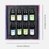 Set Navideño Transfronterizo de Aromaterapia de 8 Piezas Aceite Esencial de Naranja Dulce Lavanda Se Puede Usar con Humidificadores para Hidratación Adicional Aceite Esencial de Incienso
