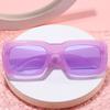 Gafas de sol de montura pequeña, sencillas y cuadradas, nuevas gafas de sol para hombres y mujeres, gafas de espectáculo callejero, generación de colores dulces