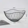Lujo Nórdico Ligero Alto Valor Sala de Estar Creativo Multicapa Frutero Cesta de Almacenamiento para Snacks Cesta de Frutas de Hierro
