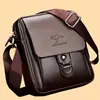 2026 Bolso Cruzado Personalizado de Cuero PU para Hombre Bolso de Hombro Único Bolso Cruzado Mochila para Hombre Bolso Cruzado Bolso Pequeño Casual