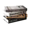 Decoração de Livro Falso Dobrável Ornamento Nórdico Simples Moderno Modelo Inglês Sala de Estar Decoração Suave Adereço Livro