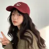 Gorra de Béisbol Bordada con Letras y Cachorro, Fresca y Linda, Circunferencia de Cabeza Grande, Gorra de Pico Adelgazante, Sombrero de Copa Suave Moderno y Versátil