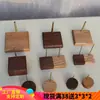 Nogal Negro Roble Base Sólida Base Antigua Soporte Fijo Adorno Estatua de Buda Busto Soporte Modelo Base Portador Figura DIY