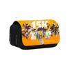 Bolsa de Lápices de Doble Capa con Estampado de Roblox al Por Mayor Transfronterizo, de Dibujos Animados, para Estudiantes de Primaria y Secundaria, Jardín de Niños, Bolsa de Almacenamiento de Papelería para Lápices
