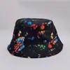 Chapéu de Pescador Casual Europeu e Americano com Estampa de Frutas para Viagem ao Ar Livre, Chapéu Bucket Moderno, Chapéu de Sol Europeu e Americano com Proteção Solar