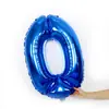 Globos de Aluminio con Números Azul Oscuro Mediano de 28 Pulgadas 0-9 Globos de Número de Aluminio para Decoración de Aniversario y Cumpleaños Venta al por Mayor