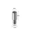 Varilla de Extensión de Aleación de Titanio F136 Accesorios de Rosca Interna Joyería para Piercings G23 Piercing de Ombligo Pendiente de Oreja Pendiente de Labio 0.9/1.2 Universal