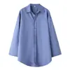 Otoño e invierno 2023 Nuevo y2g exclusivamente para comercio exterior Moda europea y americana Salado dulce holgado cortavientos tela camisa para mujer