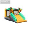Tobogán inflable con forma de cocotero AirMyFun, trampolín inflable para niños, equipo de entretenimiento para interiores y exteriores, casa traviesa para niños, castillo
