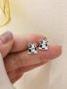 Diseño Aretes de Botón para Mujer Estilo Japonés-Coreano Elegantes Populares en Internet 2024 Nueva Moda Aretes Aretes para Mujer Perla de Alta Gama Mango
