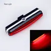 Luz de Advertencia de Alto Brillo para Ciclismo Nocturno Transfronterizo Impermeable Carga USB Luz Trasera de Bicicleta para Bicicleta de Carretera o Montaña Cob Atenuable