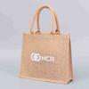 Bolsa de Lona Feita Sob Medida Bolsa Tote de Linho com Logo Impresso, Grande Capacidade, Bolsa de Algodão e Linho Pintada à Mão para Estudantes, DIY