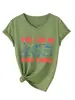 Puedes hacer cosas difíciles - Sitio independiente de eBay europeo y americano moda casual divertida camiseta de manga corta con cuello en V para mujer