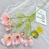 Simulación nueva de fábrica Flor Gesang material de tela mate flor falsa decoración set de arreglo floral para techo de auditorio de boda flor falsa