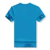 Camiseta de publicidad de color con cuello redondo al por mayor, camiseta para imprimir LOGOTIPO, camiseta de maratón