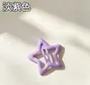 Pinzas para el pelo de estrella de cinco puntas para niños, pinzas de garra pequeñas y coloridas, pasadores para bebé, pinzas para el flequillo, BB clips de estrella, accesorios para el cabello, tocados