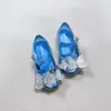 Sandalias de Playa Melissa Fragrant Princess para Niñas, Rosa Metálico con Lentejuelas, Mariposa Estereoscópica, Strass, Gelatina