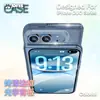Wlons es adecuado para funda de teléfono iPhone Duo con bisagra, funda magnética transparente anti-caídas Apple Duo