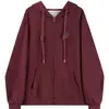 Nova blusa de moletom com capuz Dongdaemun coreana sportswear casual para mulheres 2025 nova moda transfronteiriça top simples tendência