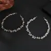 Accesorios para el Cabello Princesa Accesorios de Pedrería Diadema para Niña de las Flores Chica Coreana Cumpleaños Lindo Versátil Diadema de Rendimiento Tocado Hojas