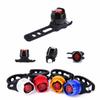 Luz trasera LED de aleación de aluminio de alta luminosidad luz rubí luz de advertencia luz de seguridad para casco luz delantera impermeable para bicicleta luz trasera