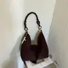 Bolsa Casual de Grande Capacidade para Mulheres Outono 2026 Nova Elegante Simples Chique Bolsa de Ombro Único para o Dia a Dia Bolsa Tote com Personalidade