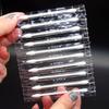 1 hisopo de algodón desechable de doble punta, empaquetado individualmente, para limpiar los oídos en el baño, portátil para exteriores y para hoteles.