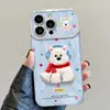 Adecuado para funda de teléfono móvil Apple 17Promax Iphone15 Puntos Perro West Highland 16 Pelaje Electroplateado 14 Lindo