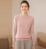 Suéter de Caxemira de Gola Redonda Outono e Inverno Feminino Pulôver Curto Feminino Tamanho Grande Solto Justo Tricotado para Usar por Baixo Jaqueta Suéter Feminina