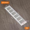 Cubierta Rectangular de Aleación de Aluminio Transpirable Armario Ropero Zapatero Malla Transpirable Gabinete de Gas Ventilación Disipación de Calor Cubierta con Orificios Transpirables