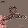Novo Modelo 2026 Presilha de Garra Colorida com Diamantes para Cabelo Feminino, Presilha de Cabelo de Acrílico de Alta Qualidade, Garra de Cabelo Grande para a Parte de Trás da Cabeça, Presilha de Tubarão